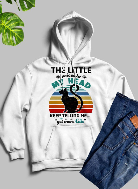 Sweat à capuche "Les petites voix dans ma tête - deslyshopping