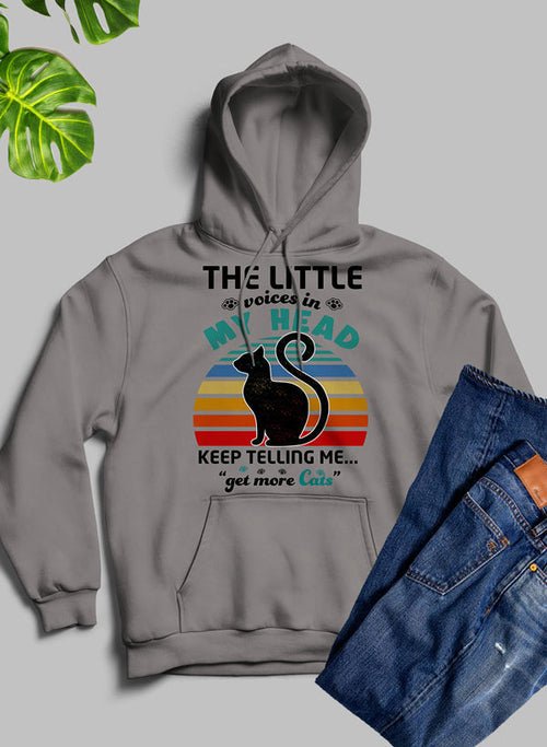 Sweat à capuche "Les petites voix dans ma tête - deslyshopping