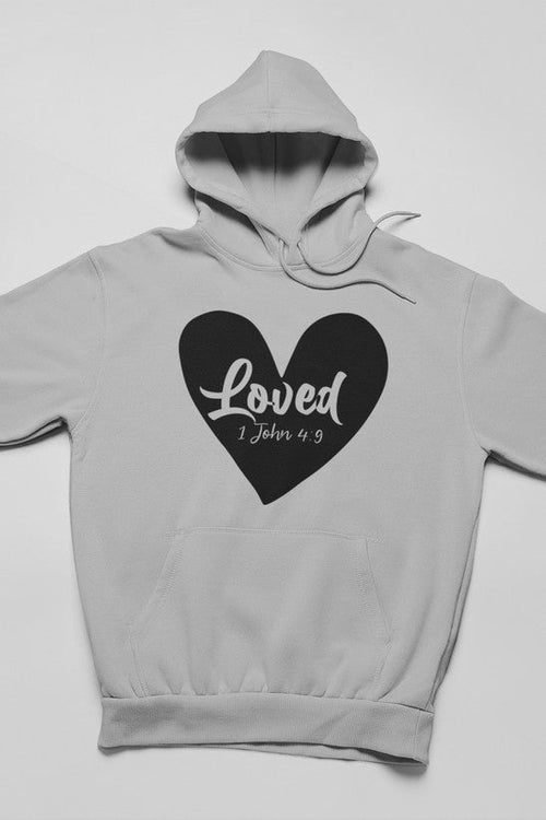 Sweat à capuche "Loved 1 John 4:9 - deslyshopping