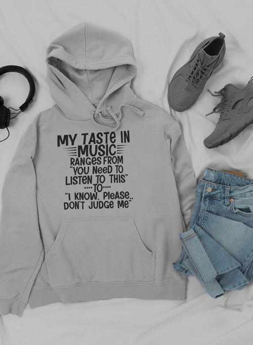 🎶 Sweat à Capuche My Taste In Music 🎧 - deslyshopping