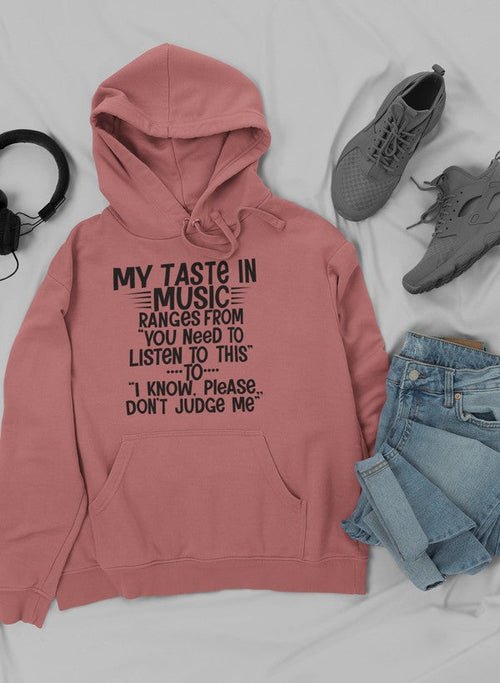 🎶 Sweat à Capuche My Taste In Music 🎧 - deslyshopping