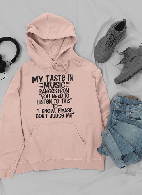 🎶 Sweat à Capuche My Taste In Music 🎧 - deslyshopping