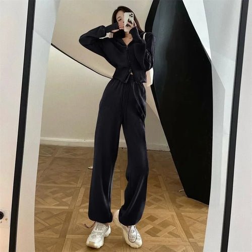 Sweat à Capuche + Pantalon – 2 Pièces – Printemps/Automne - deslyshopping