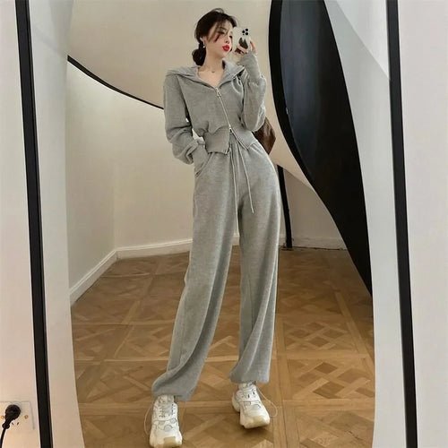 Sweat à Capuche + Pantalon – 2 Pièces – Printemps/Automne - deslyshopping