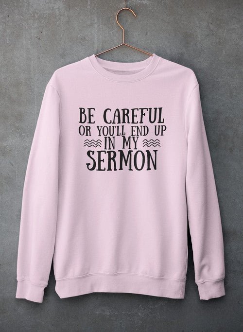 Sweat à capuche "Soyez prudent" - deslyshopping