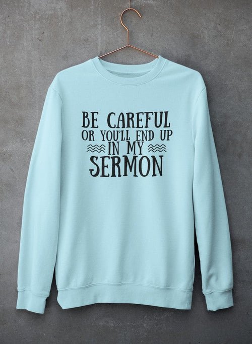 Sweat à capuche "Soyez prudent" - deslyshopping