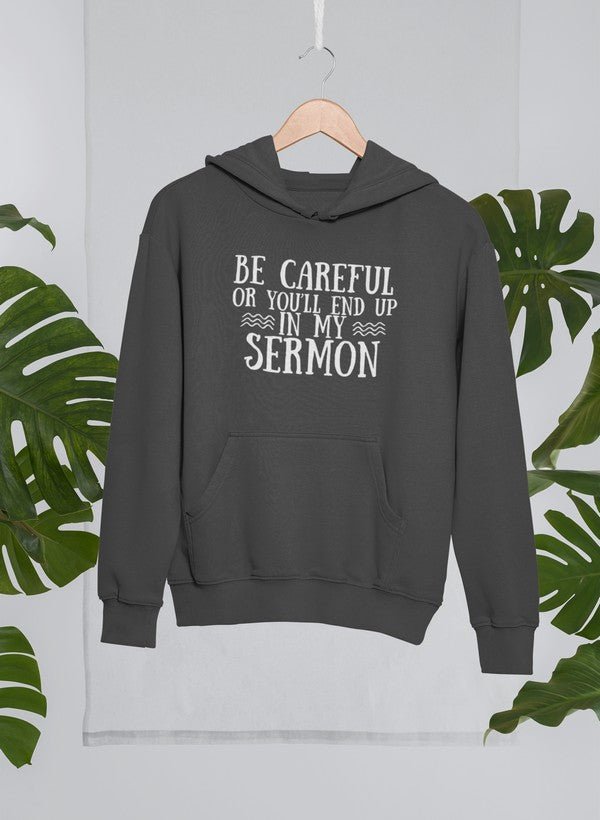 Sweat à capuche "Soyez prudent" - deslyshopping