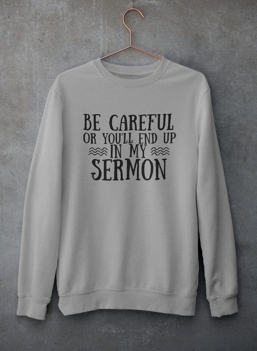 Sweat à capuche "Soyez prudent" - deslyshopping