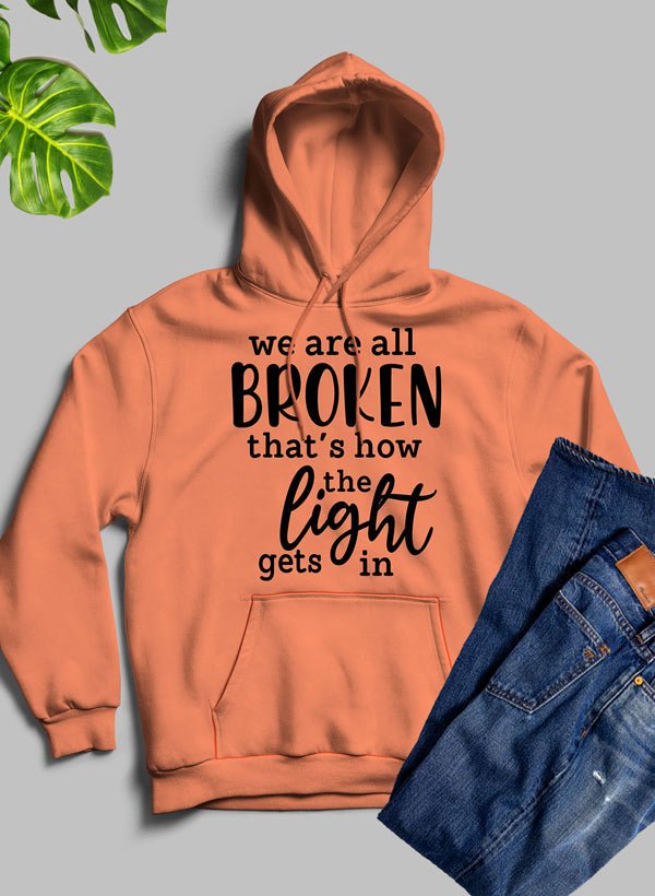 🖤 Sweat à Capuche "We're All Broken - deslyshopping