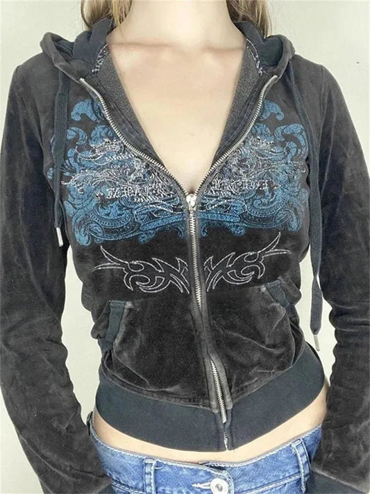 Sweat-shirts slim vintage Y2K - deslyshopping