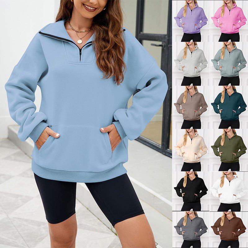 Sweat Y2K col montant femme - deslyshopping