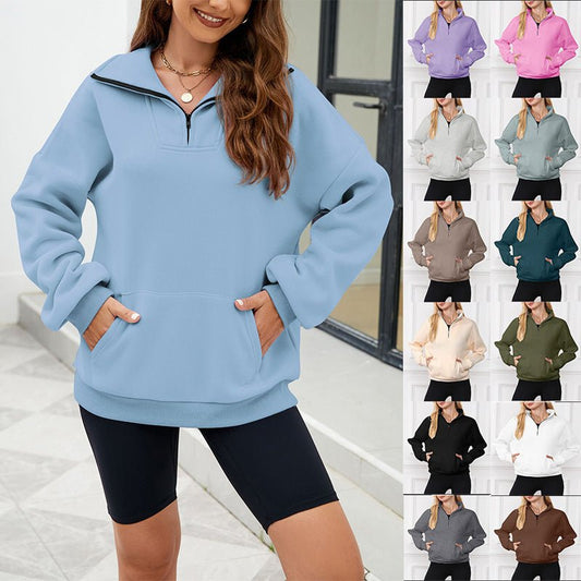 Sweat Y2K col montant femme - deslyshopping