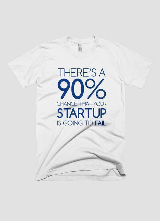 T-shirt "90% FAIL" - Apprenez à Marcher par L'Expérience 💡 - deslyshopping