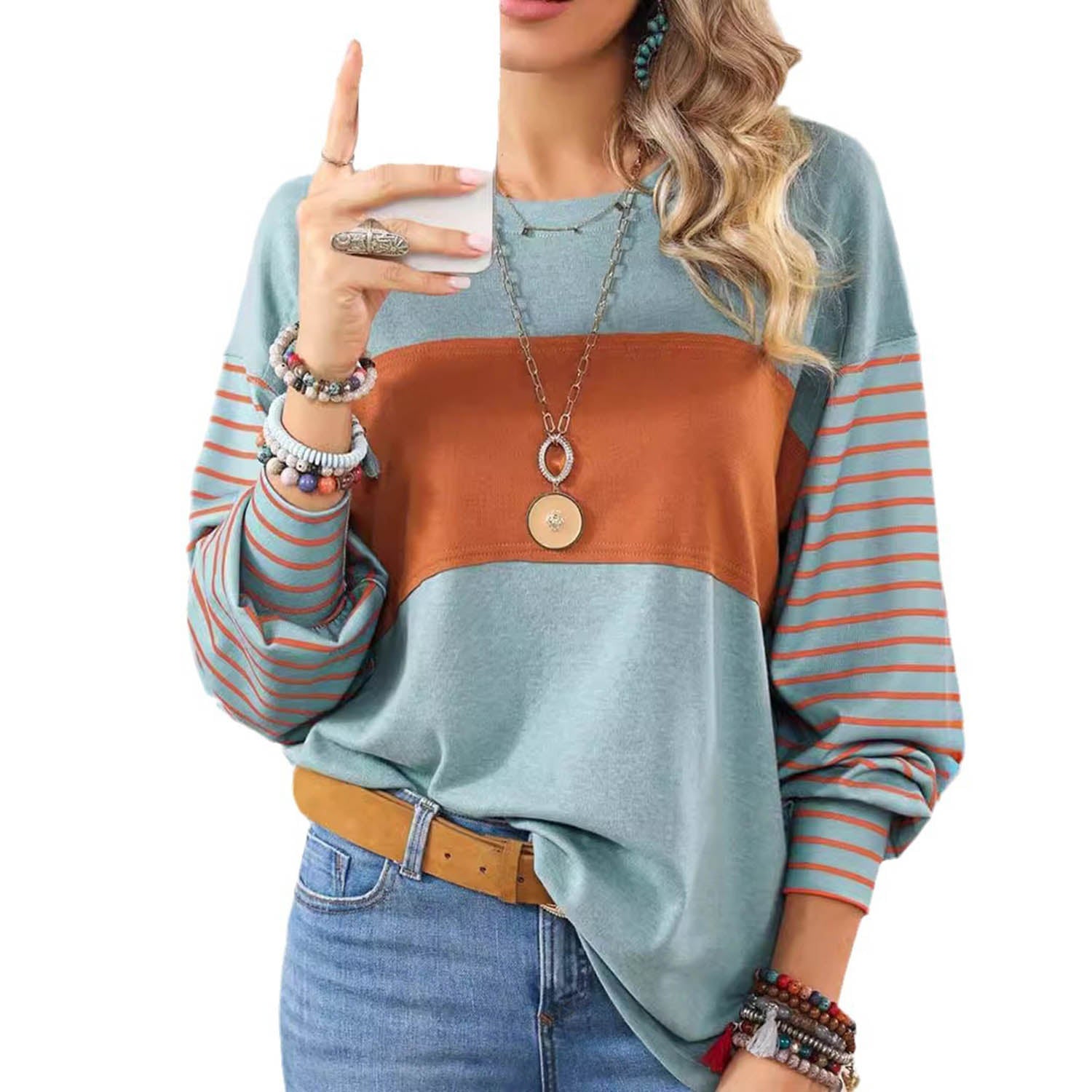 🖤 T-shirt Basique Rayé 🖤 - deslyshopping