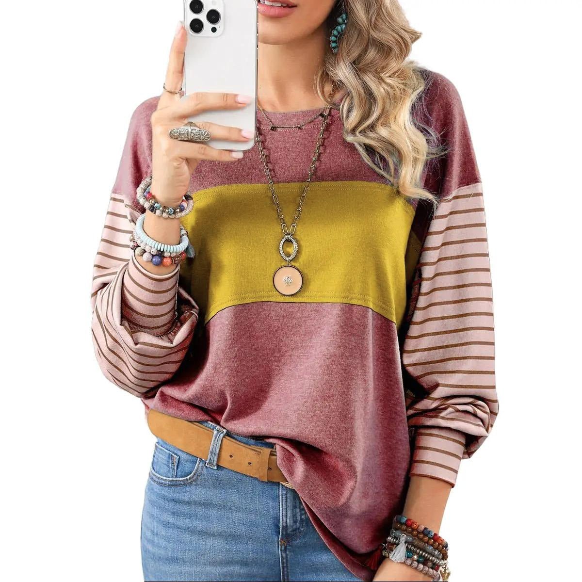 🖤 T-shirt Basique Rayé 🖤 - deslyshopping