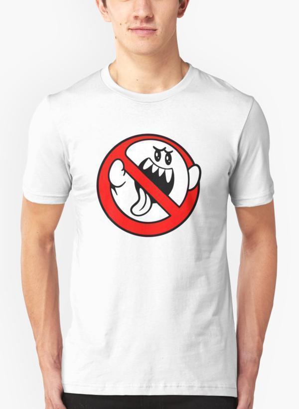 👻 T-Shirt Blanc "Ghost Buster" – Chassez les Fantômes avec Style ! 🚫👾 - deslyshopping