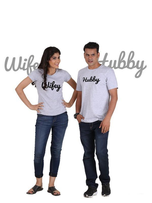 ❤️ T-shirt Couple "Hubby & Wifey" – L’amour en duo ! 💑 - deslyshopping