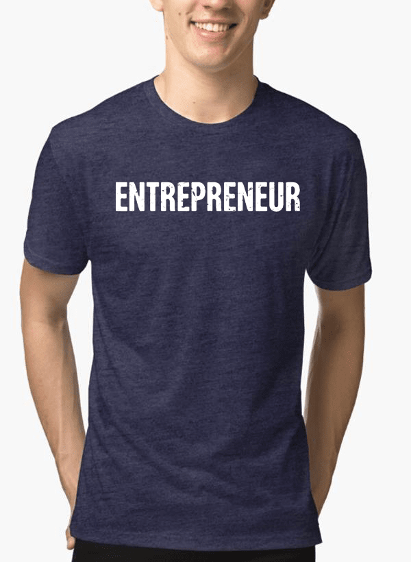 T-shirt Entrepreneur Manches Courtes Chiné - deslyshopping