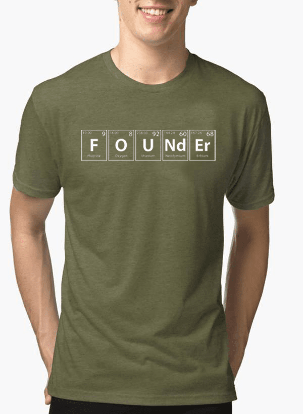 T-shirt Founder à Manches Courtes – 100 % Coton, Confort Optimal - deslyshopping