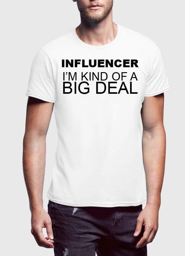 🔥 T-shirt "INFLUENCERS BIG DEAL" - deslyshopping