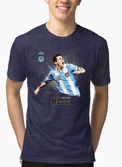 T-shirt Messi à Manches Courtes Mélangées - deslyshopping