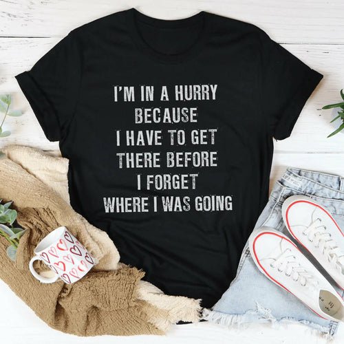 👕 T-shirt Unisexe - "Je suis pressé..." - deslyshopping