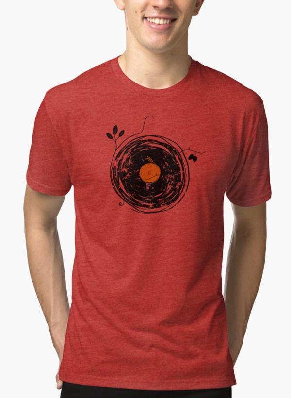 🎶 T-shirt Vintage "Enchanting Vinyl Records" - deslyshopping