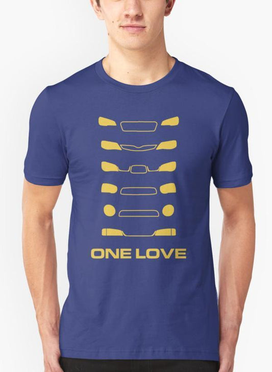 T-shirt violet Subaru Impreza - One Love 🏎️💜 - deslyshopping