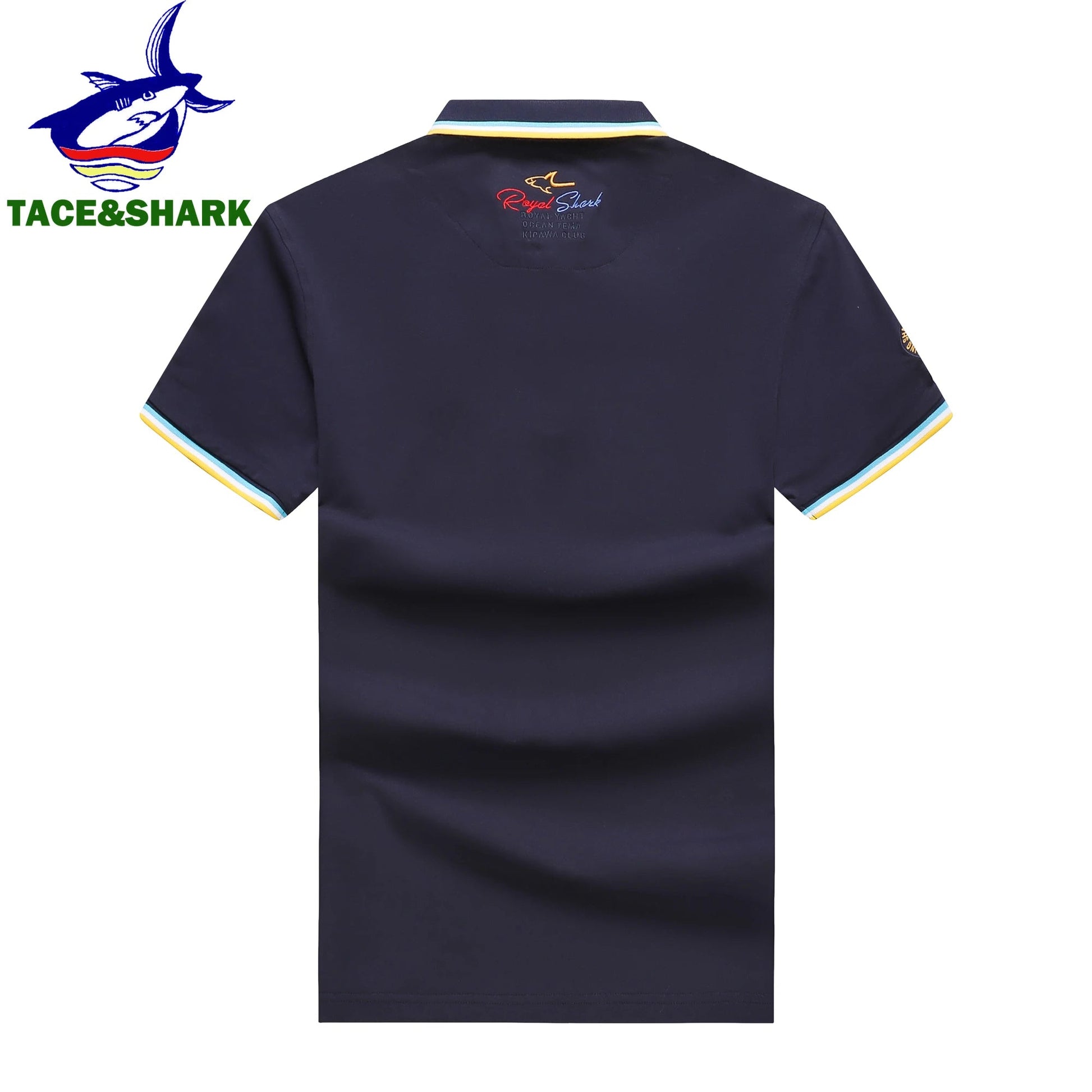 TACE&SHARK Polo de Luxe - Couleur Unie & Élégance - deslyshopping