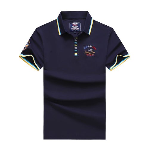 TACE&SHARK Polo de Luxe - Couleur Unie & Élégance - deslyshopping
