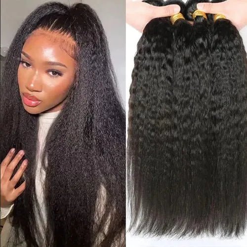 Tissage en lot de cheveux humains brésiliens Yaki - deslyshopping