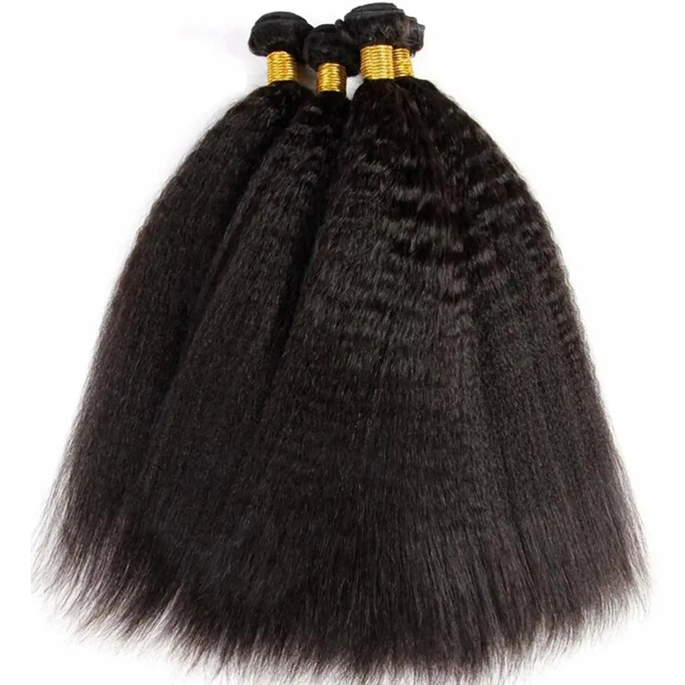 Tissage en lot de cheveux humains brésiliens Yaki - deslyshopping