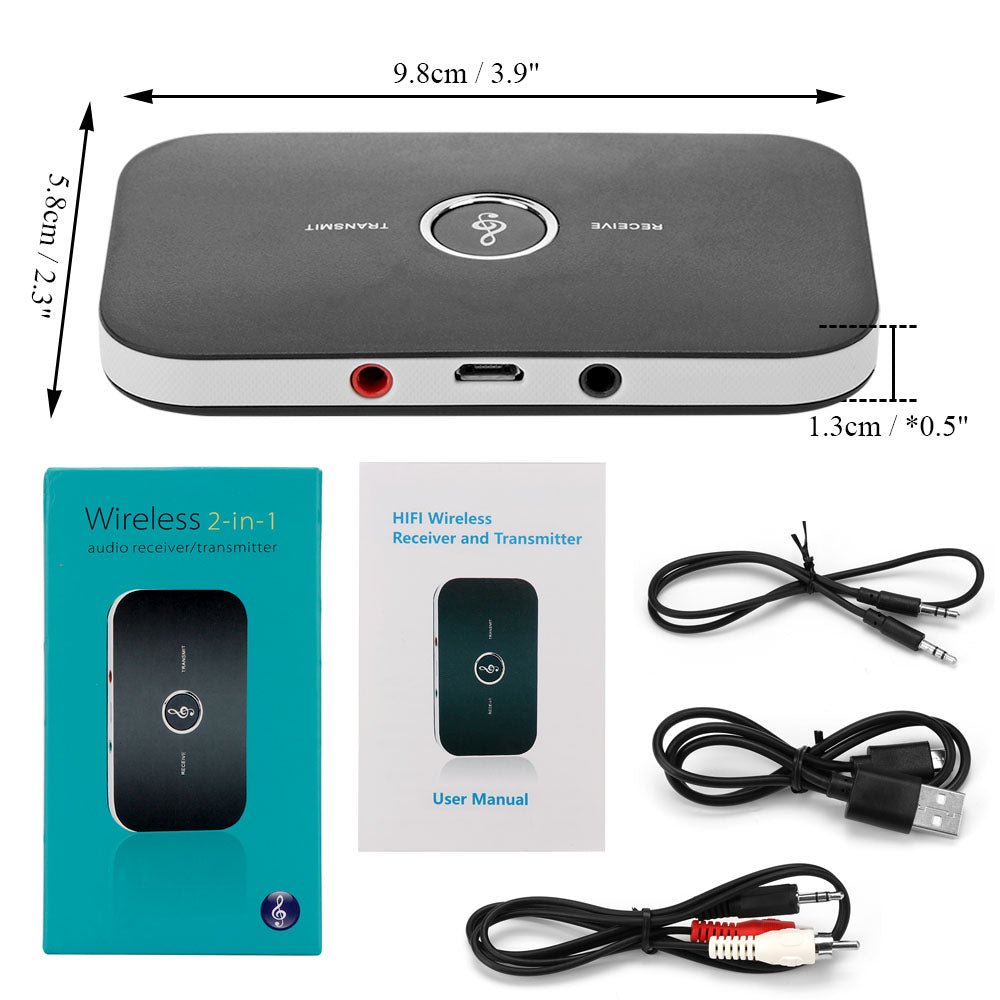 Transmetteur et Récepteur Audio Bluetooth 4.1 2 en 1 - deslyshopping