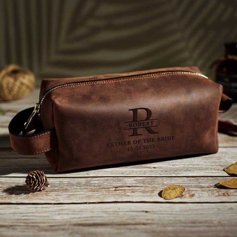 🎁 Trousse de Toilette en Cuir pour Homme - deslyshopping