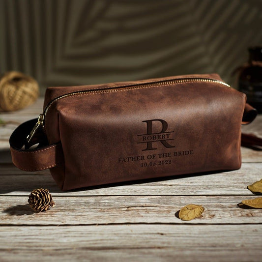 🎁 Trousse de Toilette en Cuir pour Homme - deslyshopping