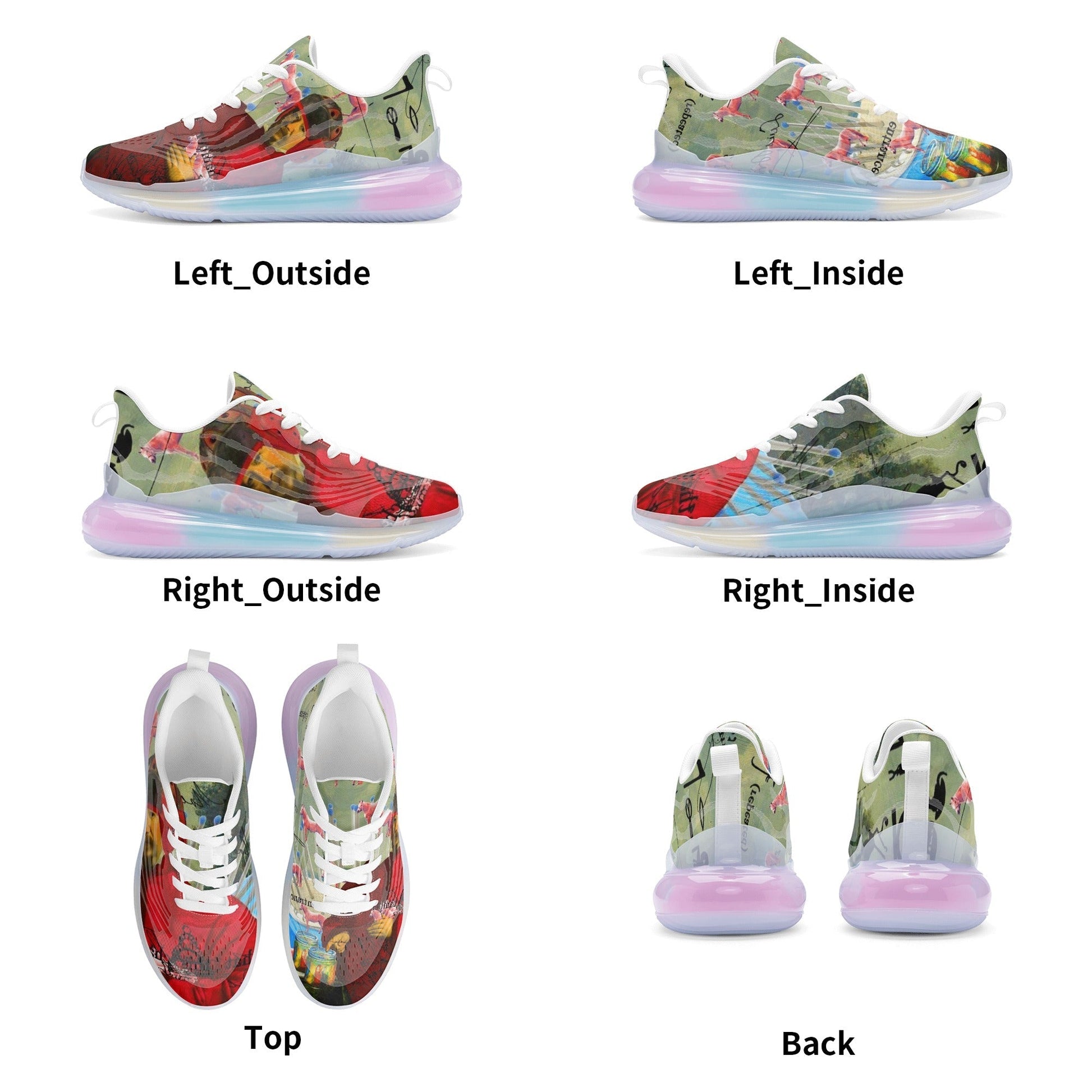 👟 Unisexe Pastel Translucide Air Sole Running - deslyshopping