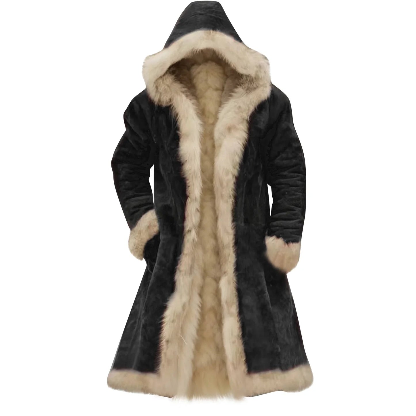 Veste d’Hiver Longue Homme – Manteau Oversize à Capuche - deslyshopping