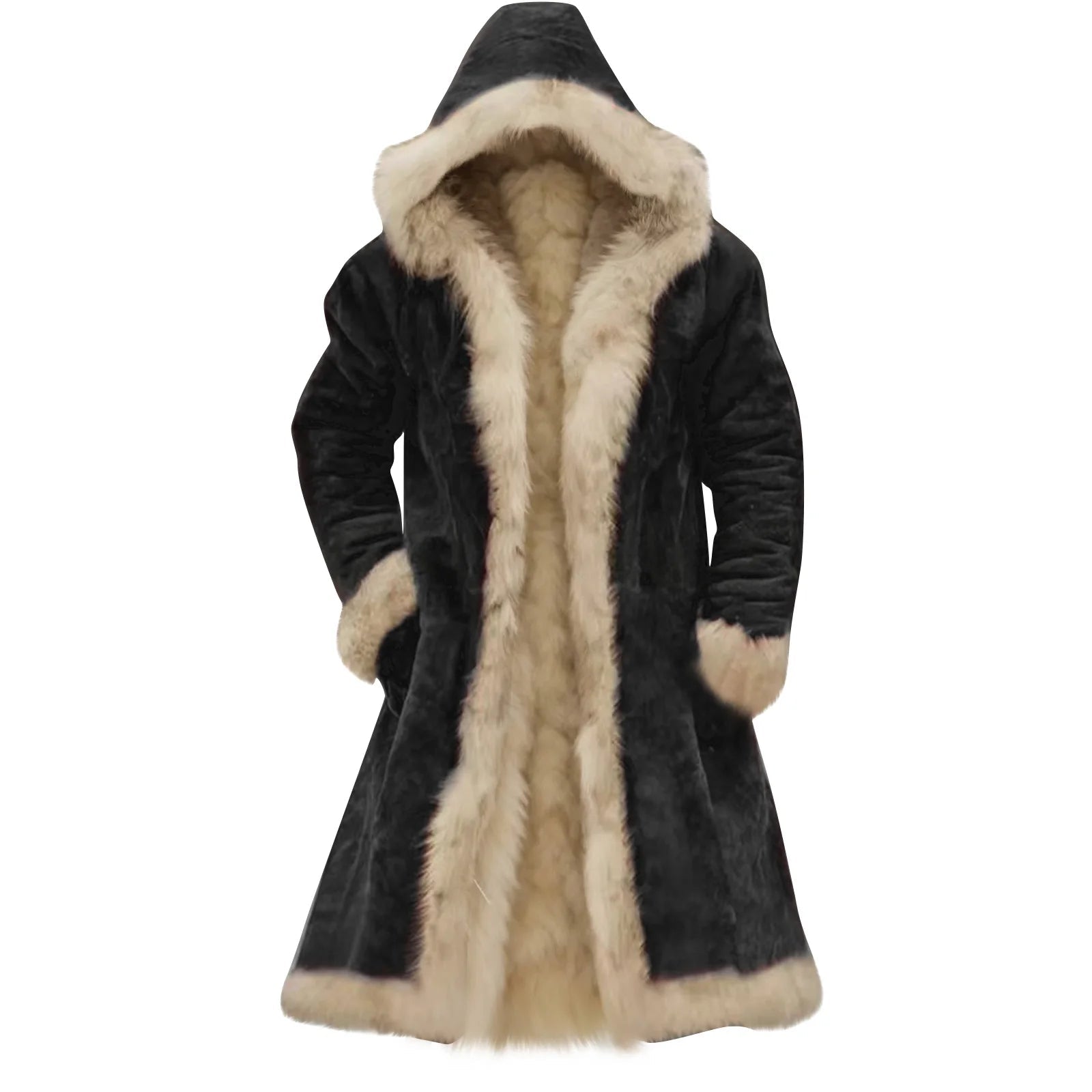 Veste d’Hiver Longue Homme – Manteau Oversize à Capuche - deslyshopping