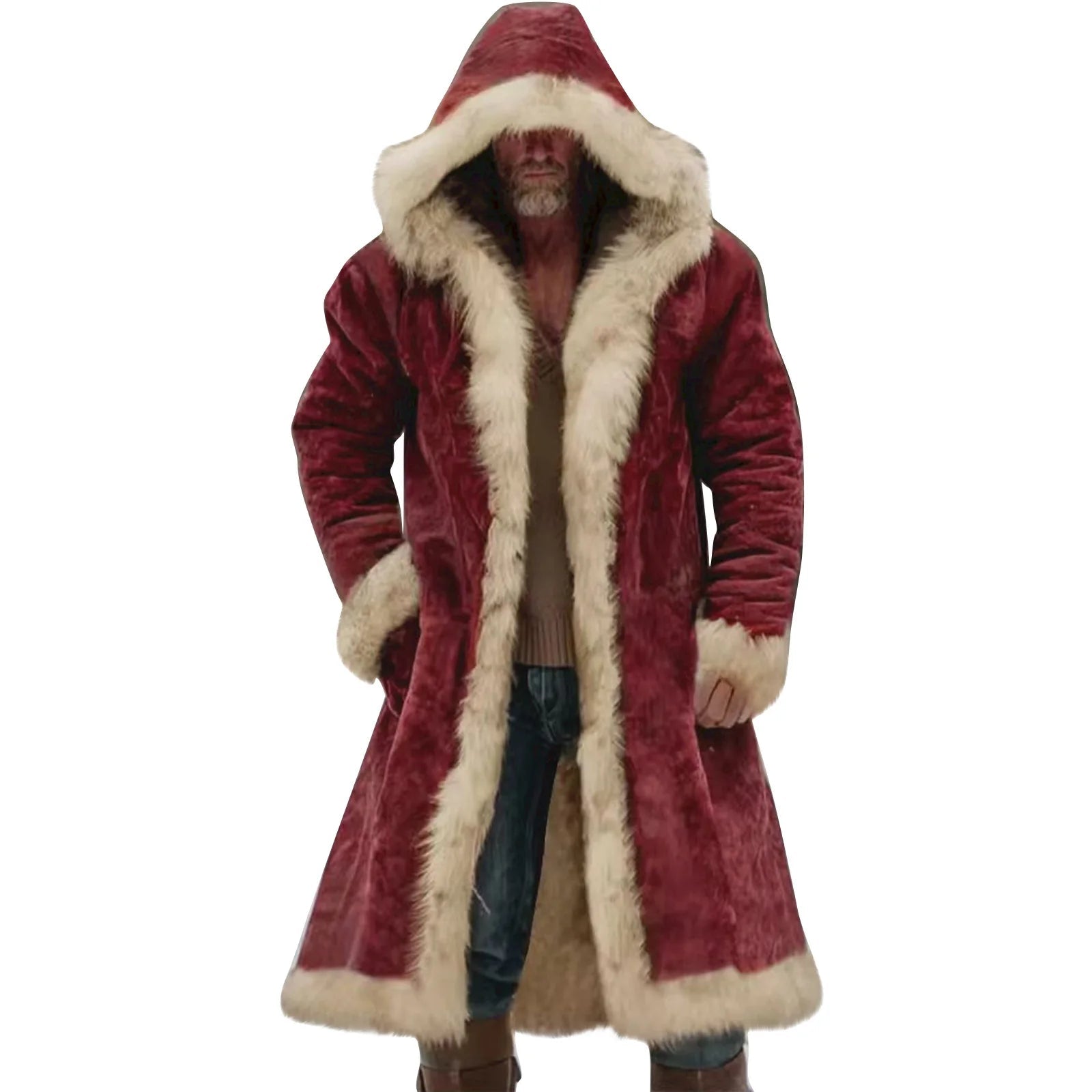 Veste d’Hiver Longue Homme – Manteau Oversize à Capuche - deslyshopping