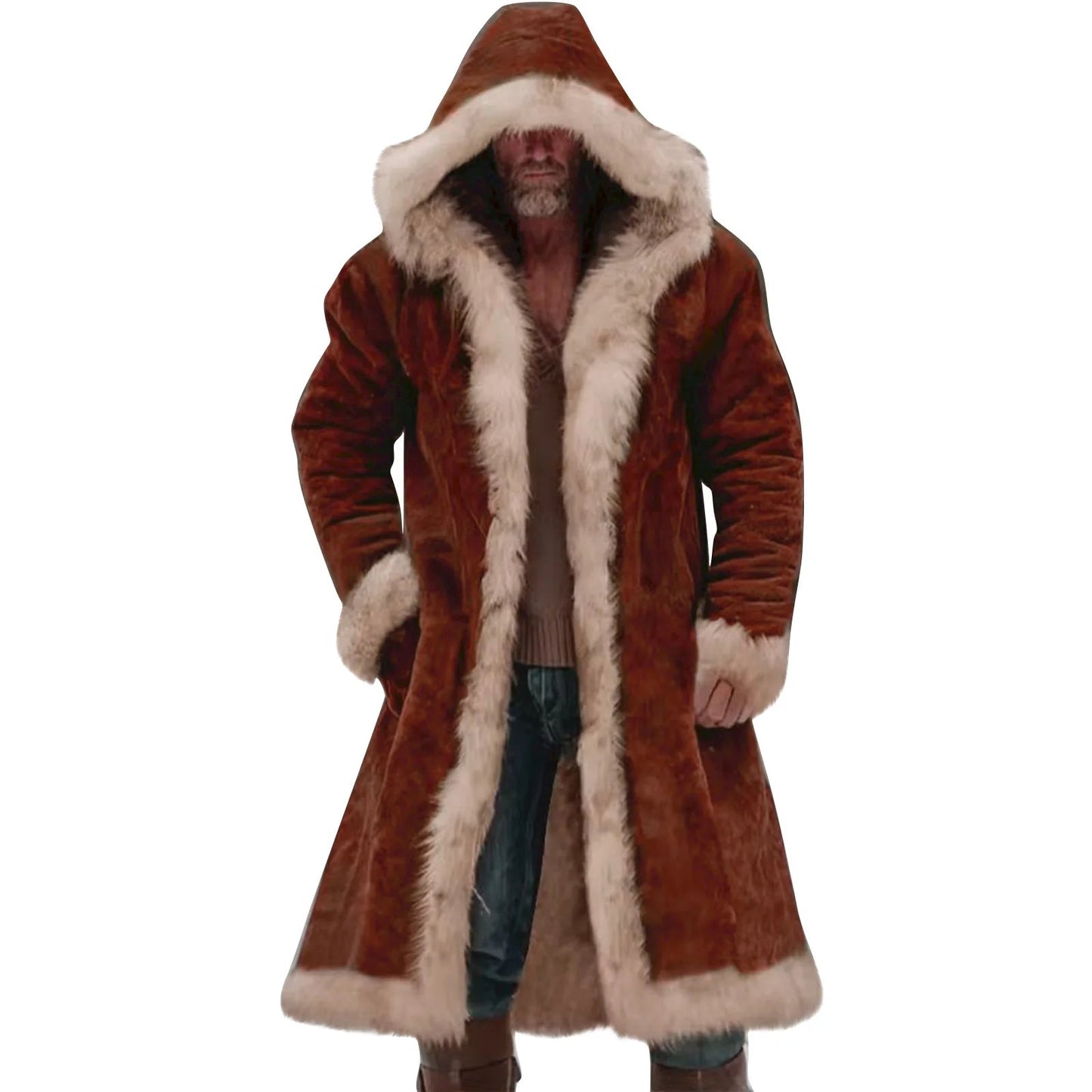 Veste d’Hiver Longue Homme – Manteau Oversize à Capuche - deslyshopping