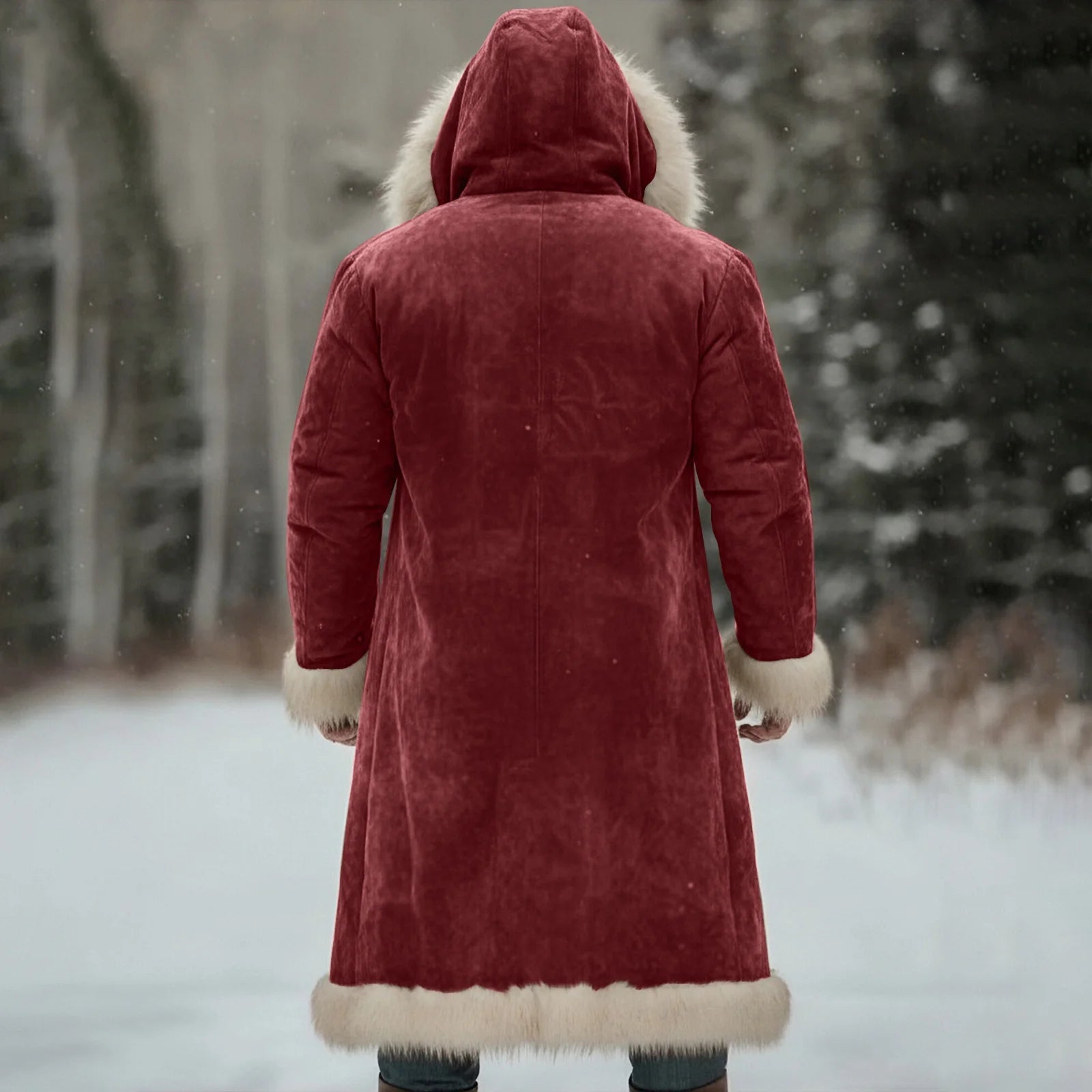 Veste d’Hiver Longue Homme – Manteau Oversize à Capuche - deslyshopping