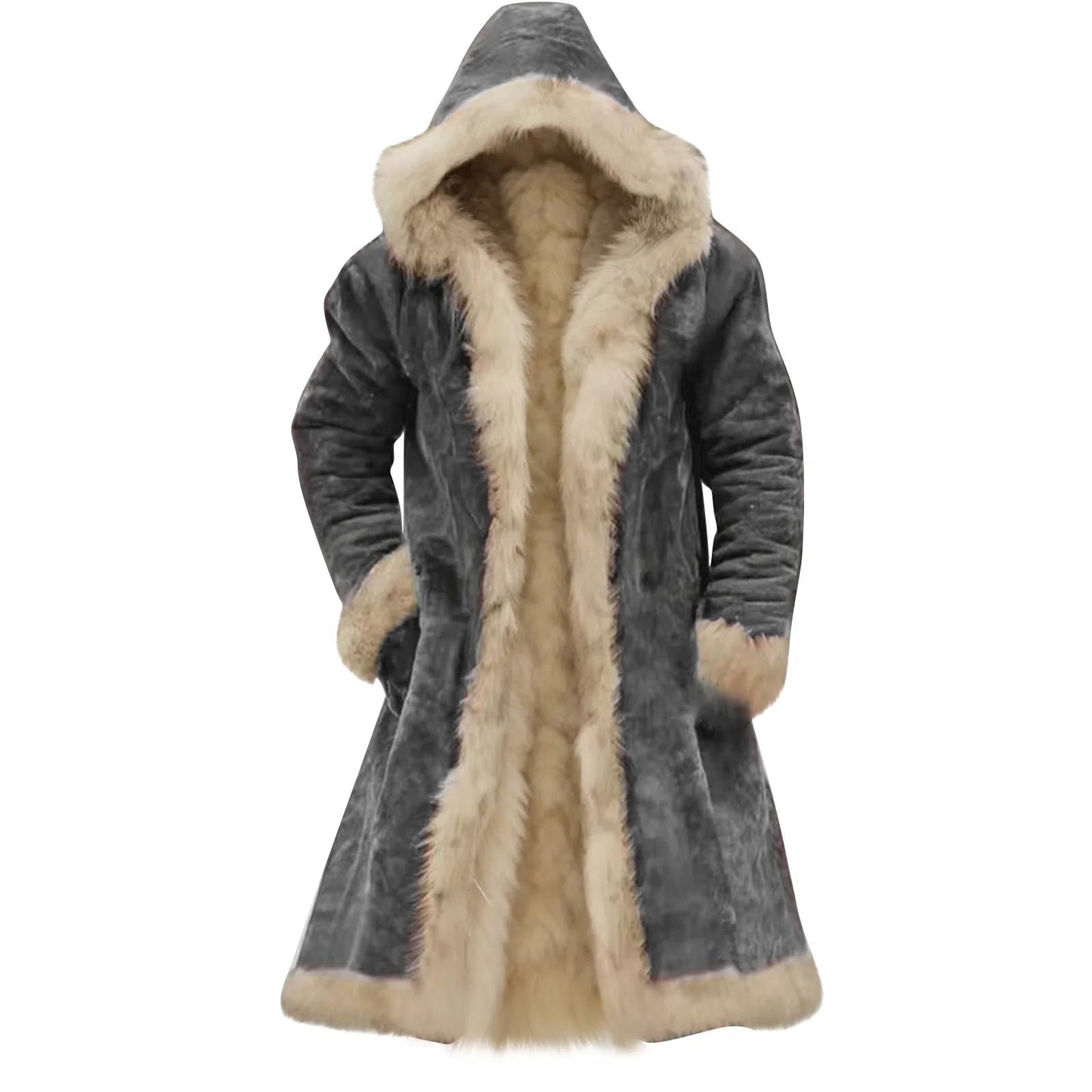 Veste d’Hiver Longue Homme – Manteau Oversize à Capuche - deslyshopping