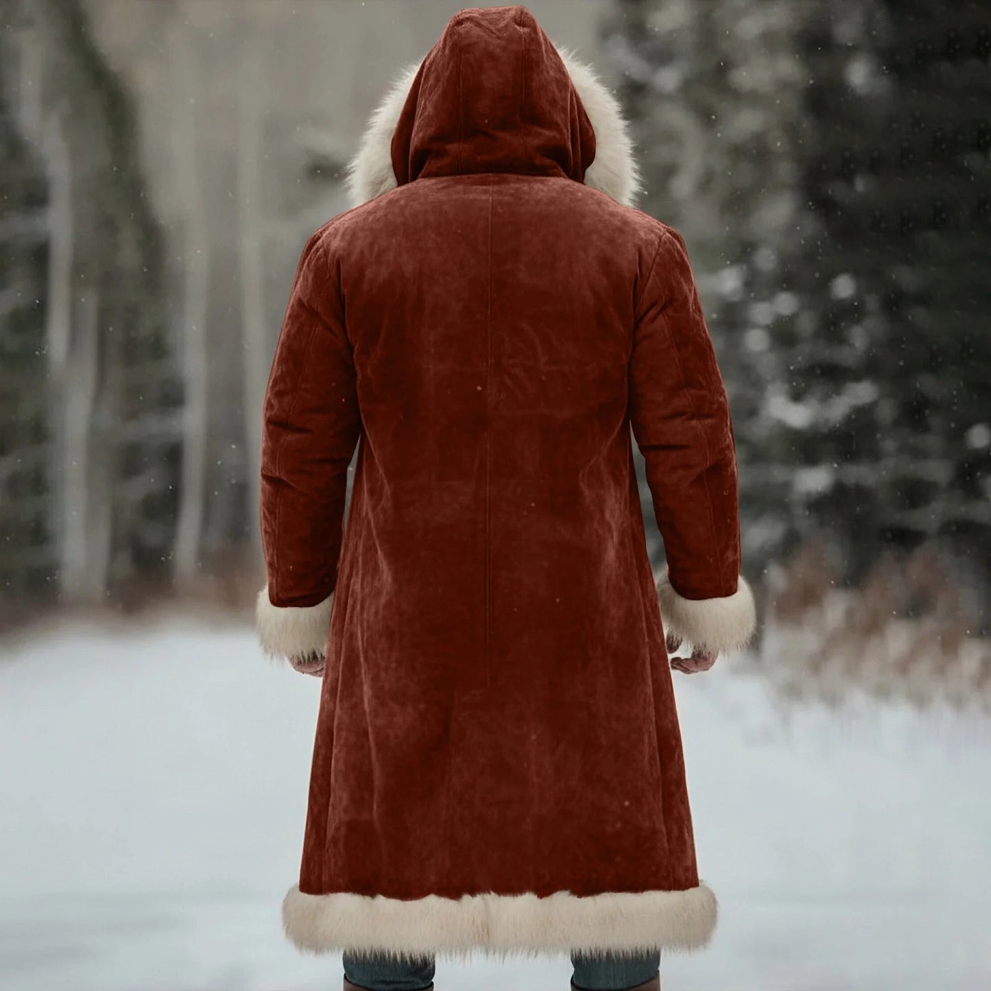 Veste d’Hiver Longue Homme – Manteau Oversize à Capuche - deslyshopping