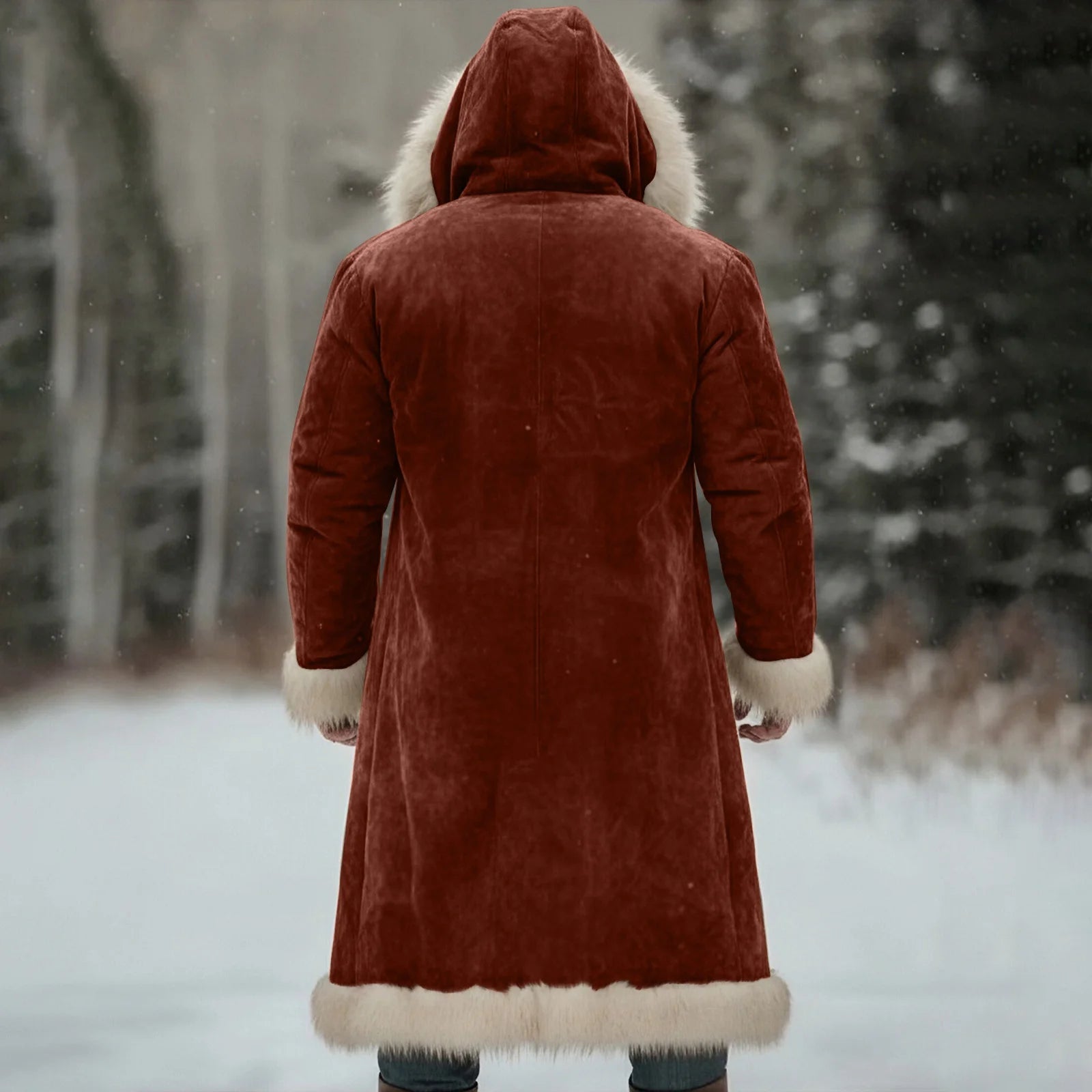 Veste d’Hiver Longue Homme – Manteau Oversize à Capuche - deslyshopping