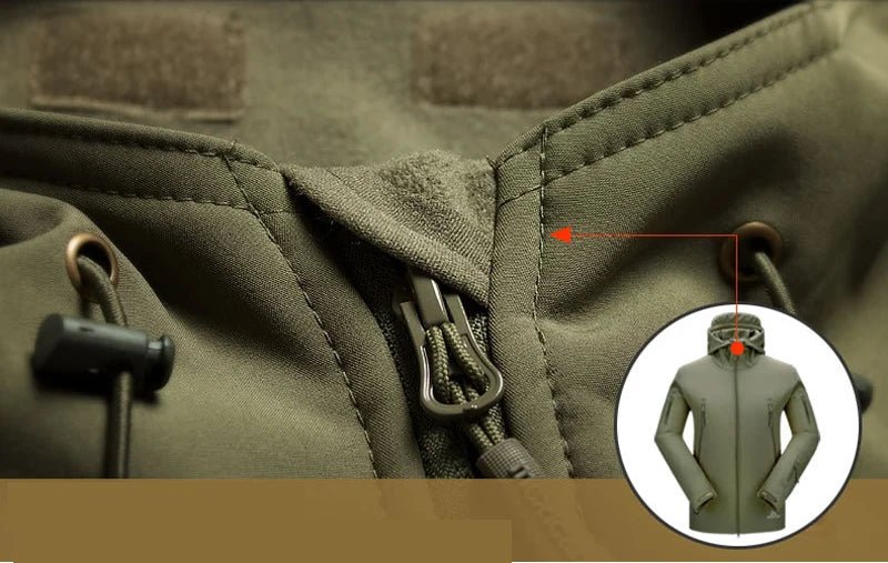 Veste tactique outdoor peau de requin - deslyshopping